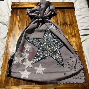 Free People Lavender Star Sequin Knot Sling